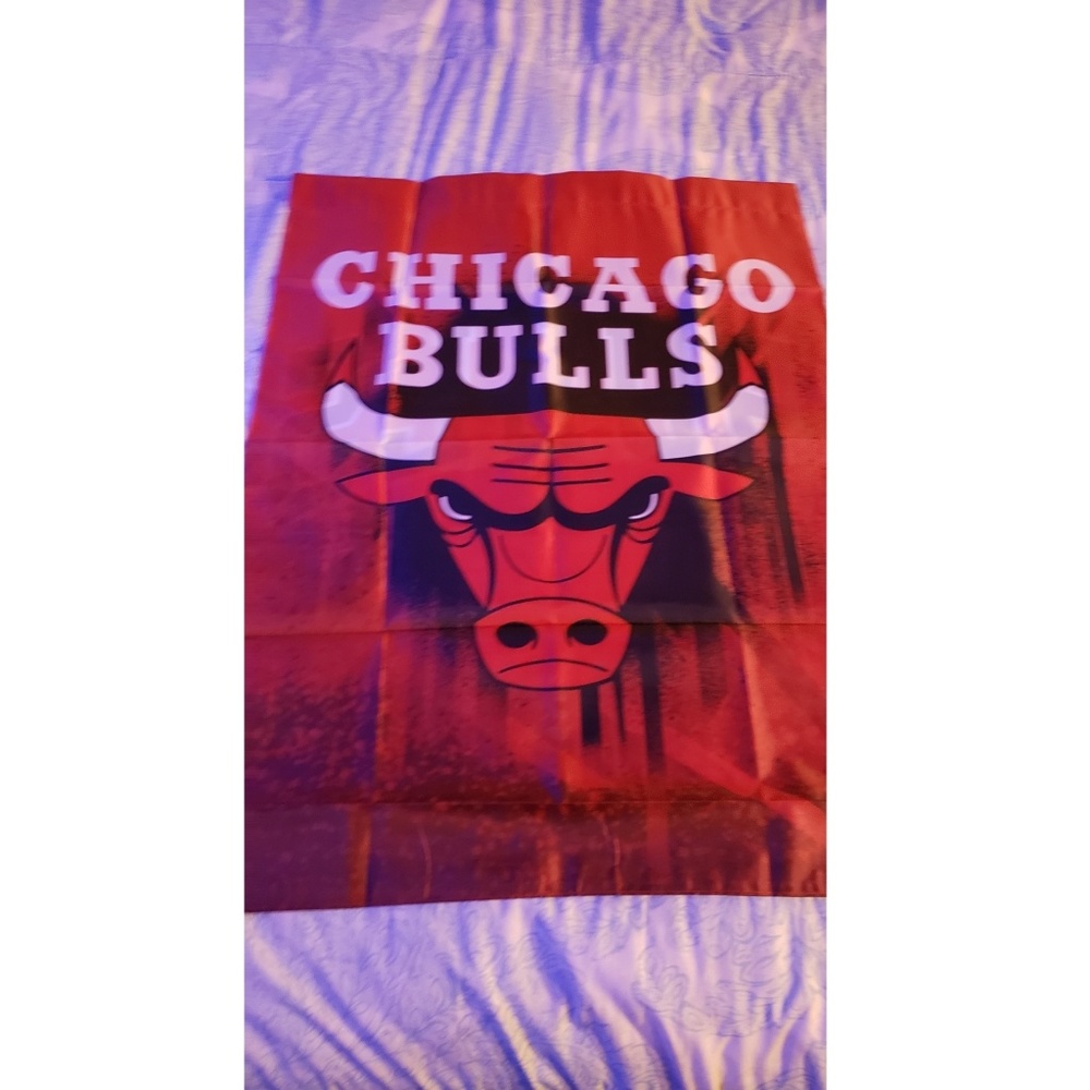 Basketball Chicago Bulls flag